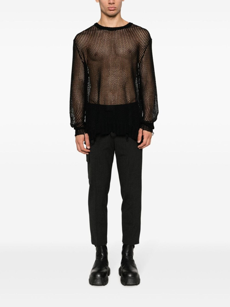 Neil Barrett cropped tapered-leg trousers outlook