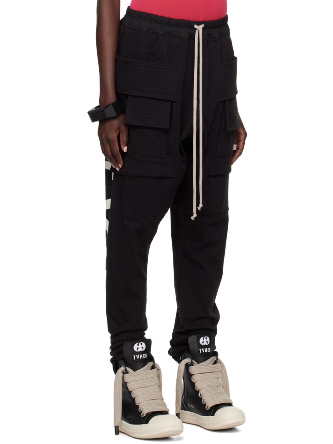 SSENSE Exclusive Black KEMBRA PFAHLER Edition Creatch Trousers - 2
