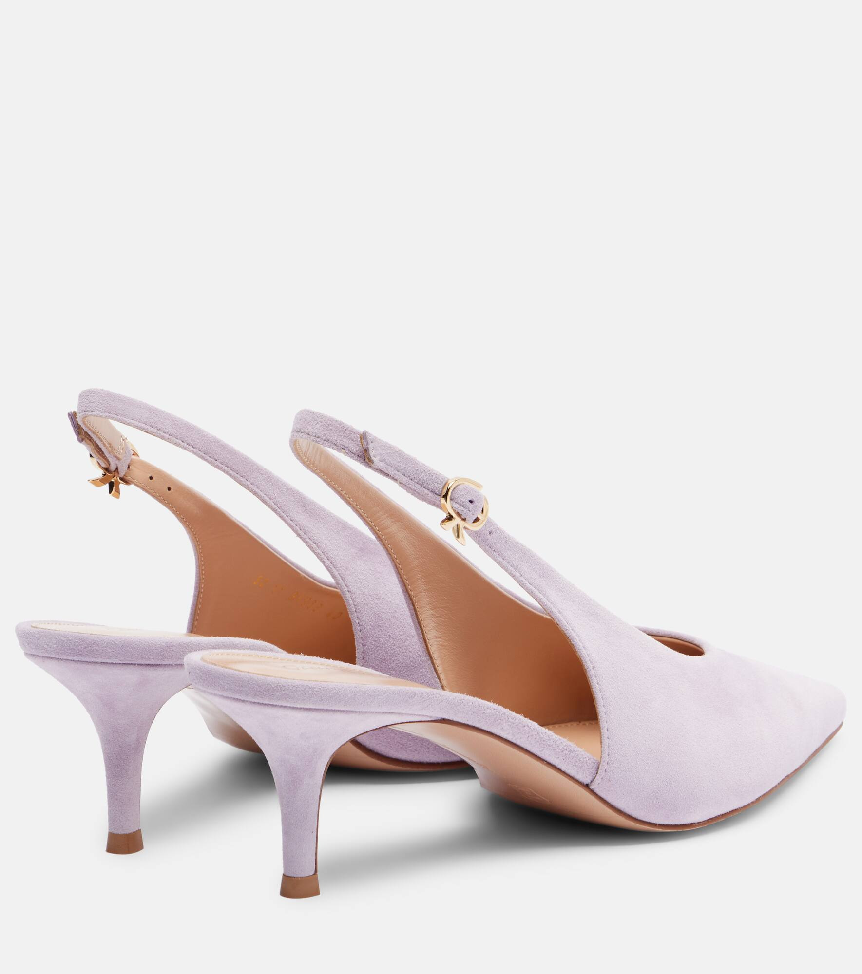 Robbie 55 suede slingback pumps - 2