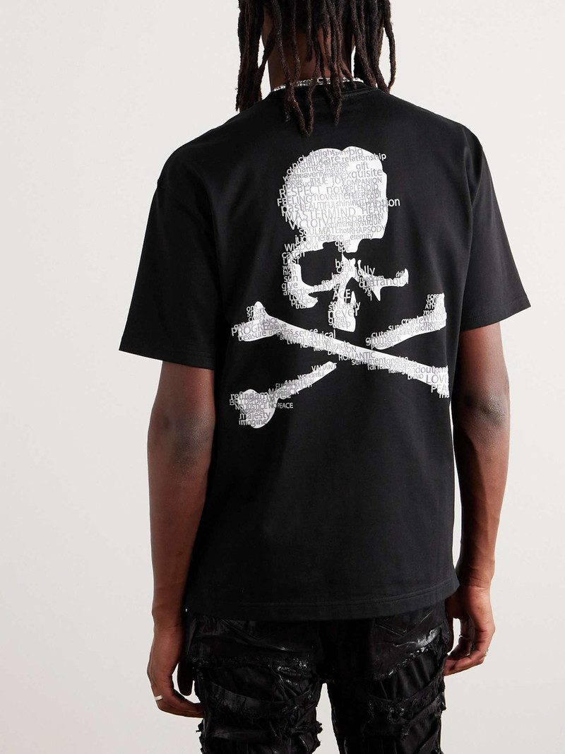 Metallic Logo-Print Cotton-Jersey T-Shirt 4