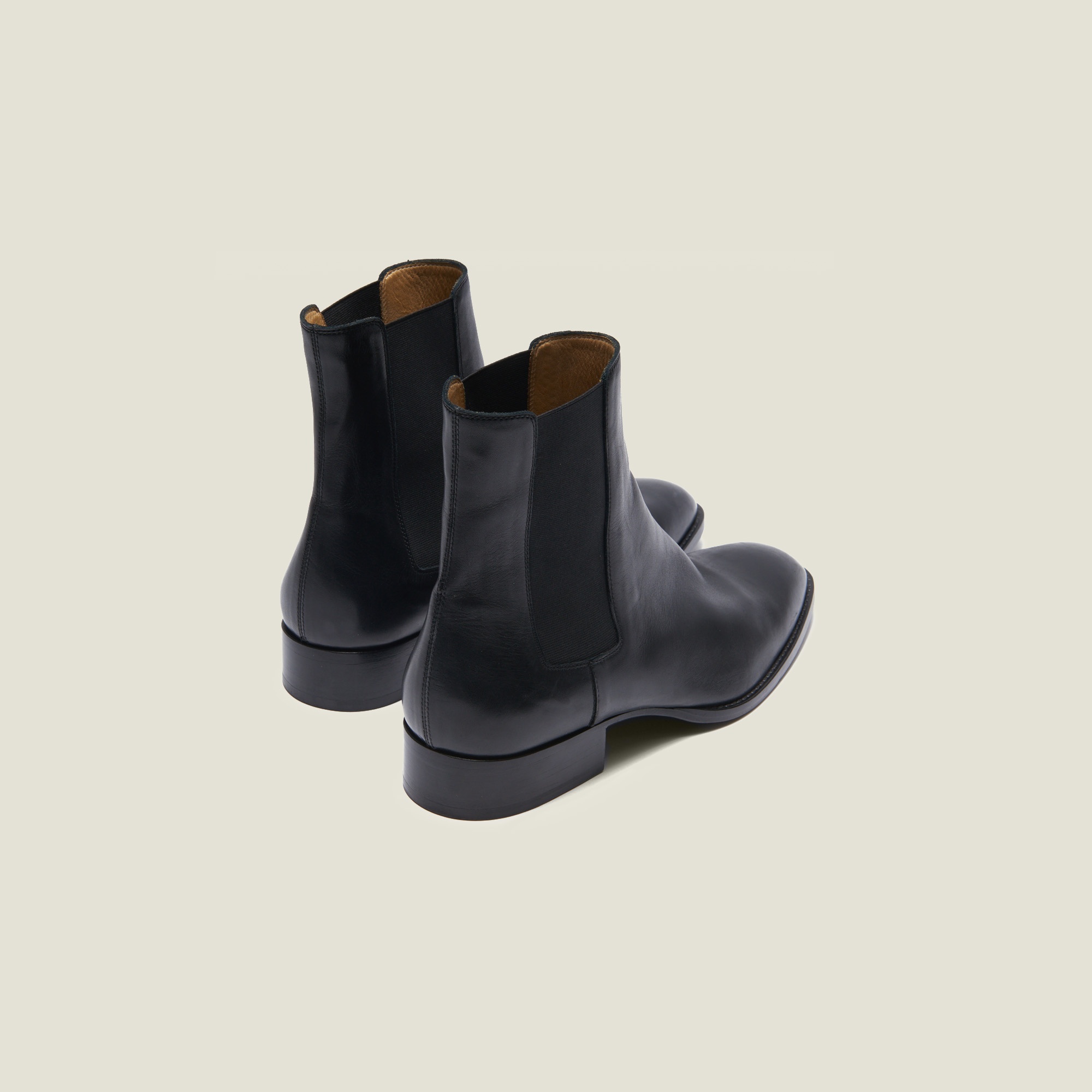 Smooth leather Chelsea boots - 4