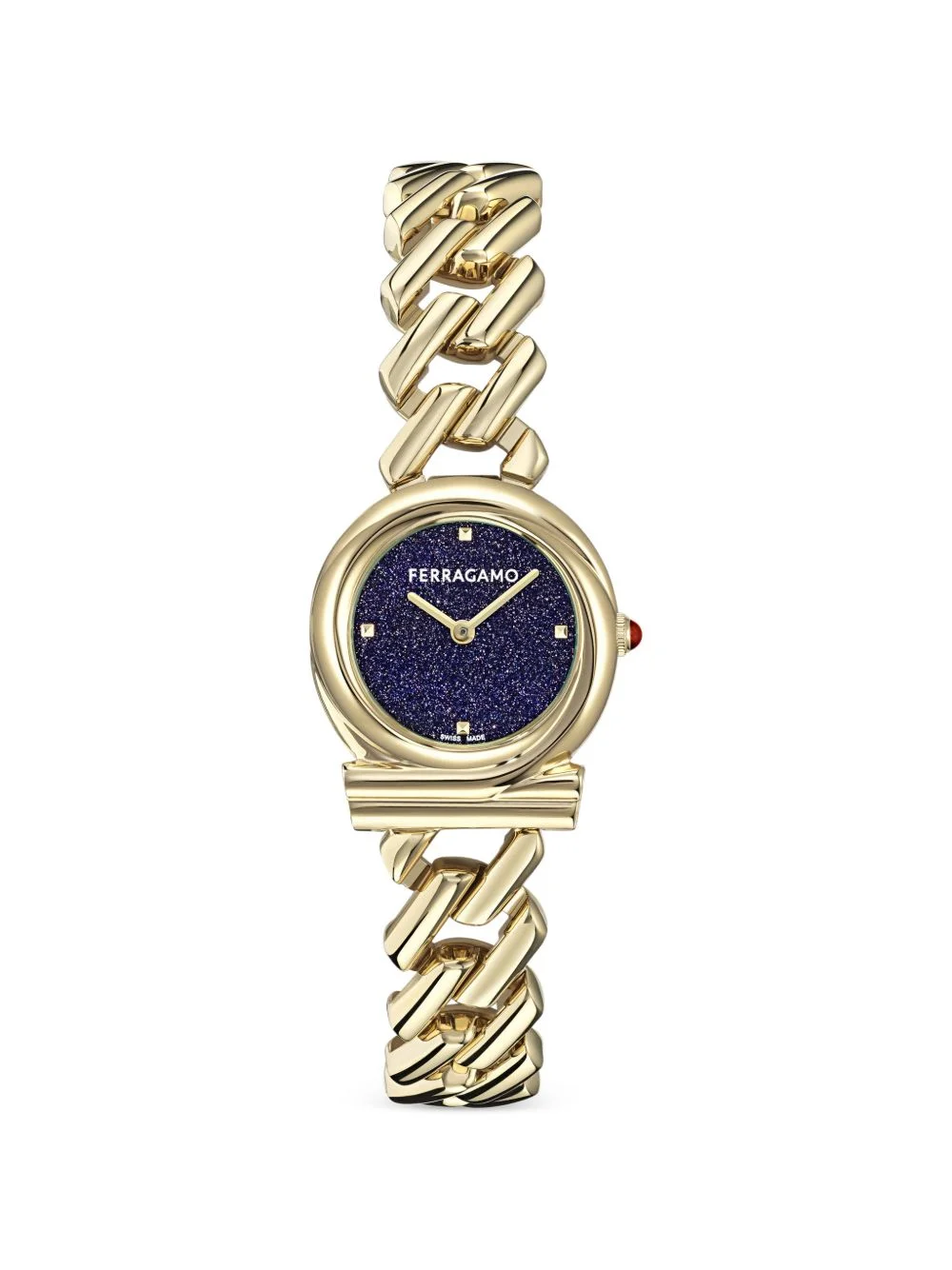 Gancini twisted-chain 28mm watch - 1
