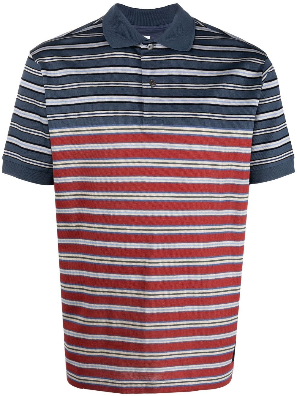 short-sleeve cotton polo shirt - 1