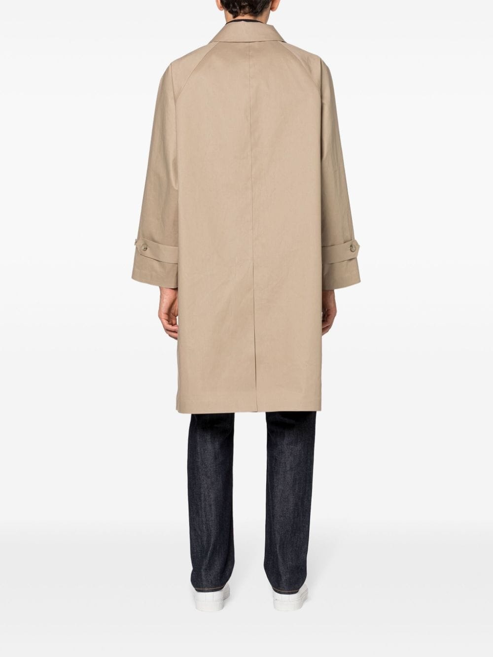 Lauder single-breasted coat - 4