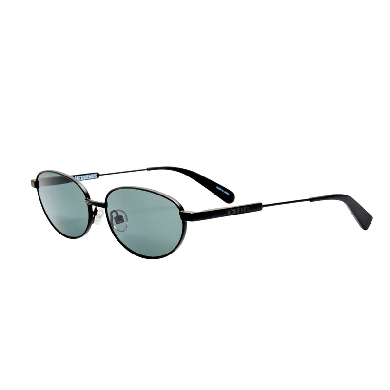 LINDA FARROW Alba Sunglasss in Matt Black outlook