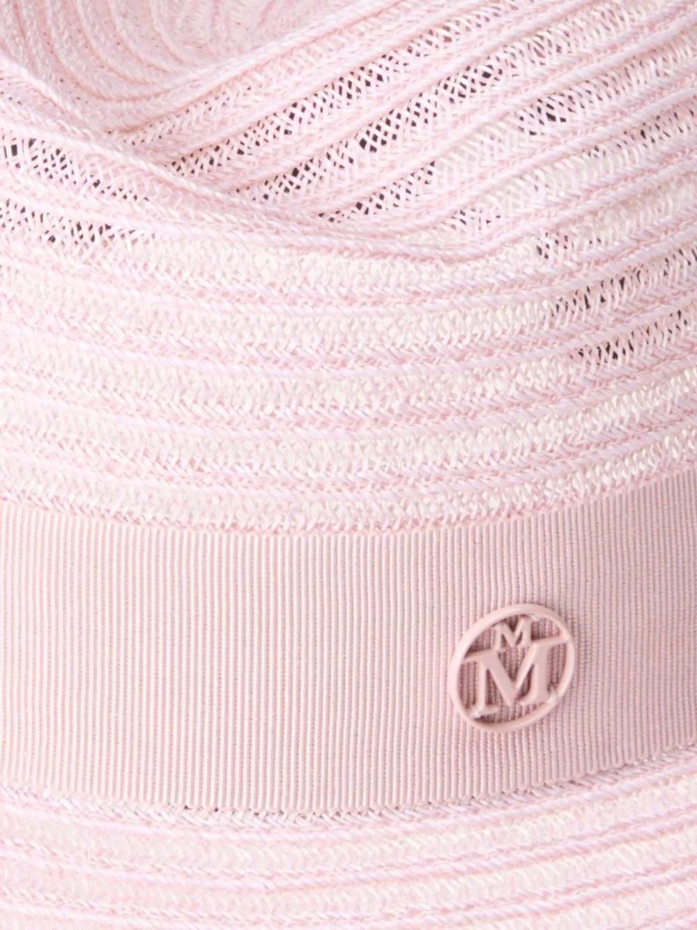 logo-plaque straw hat - 2