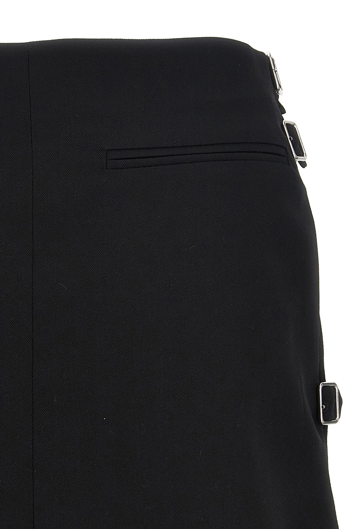 'Multi Sangle Wool Mini' skirt - 4