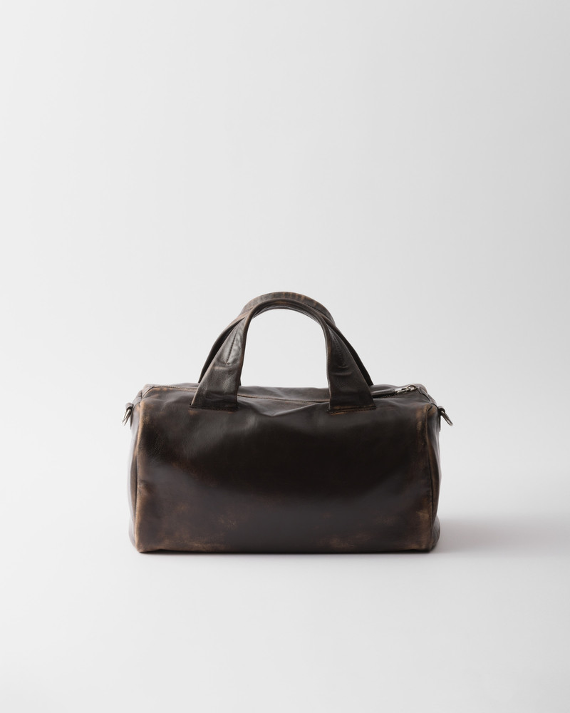 Nappa leather duffle bag 4