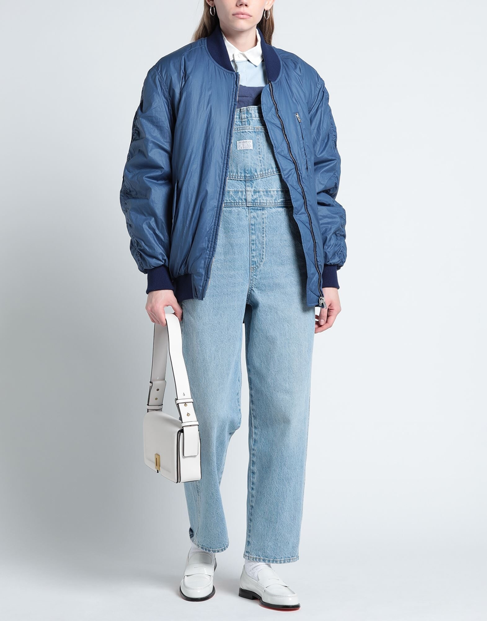Slate blue Women's Bomber - 3