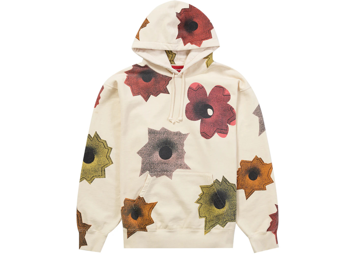 Supreme Nate Lowman Hooded Sweatshirt Natural - 1