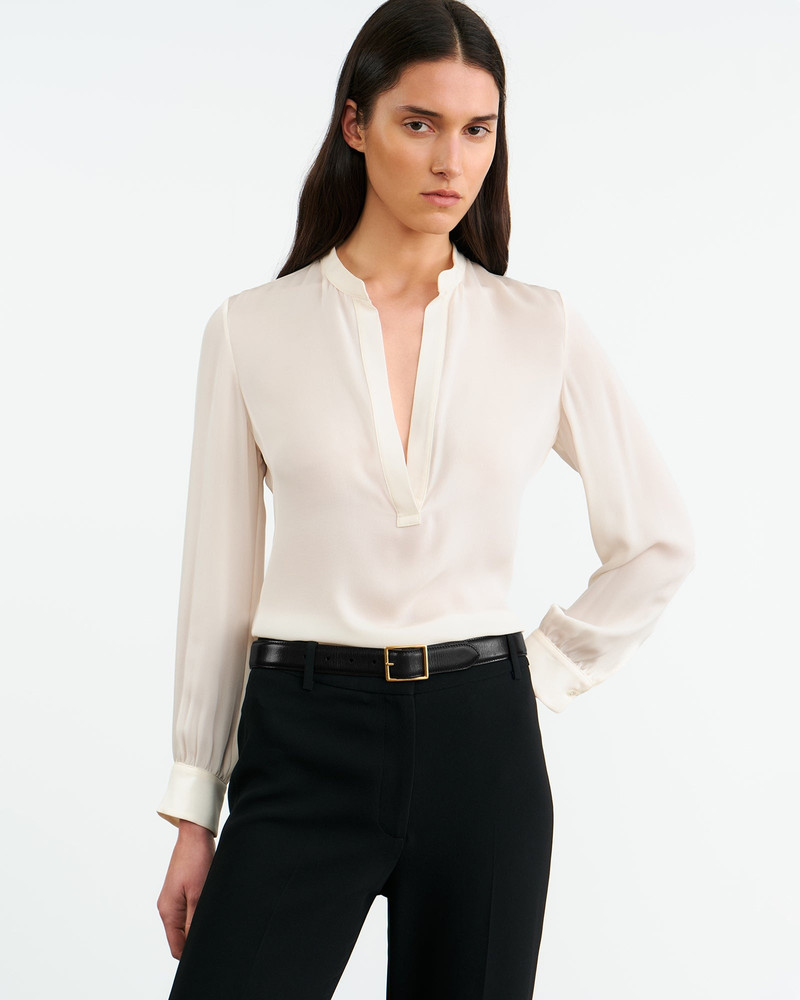 NILI LOTAN MONTAINE SILK BLOUSE outlook