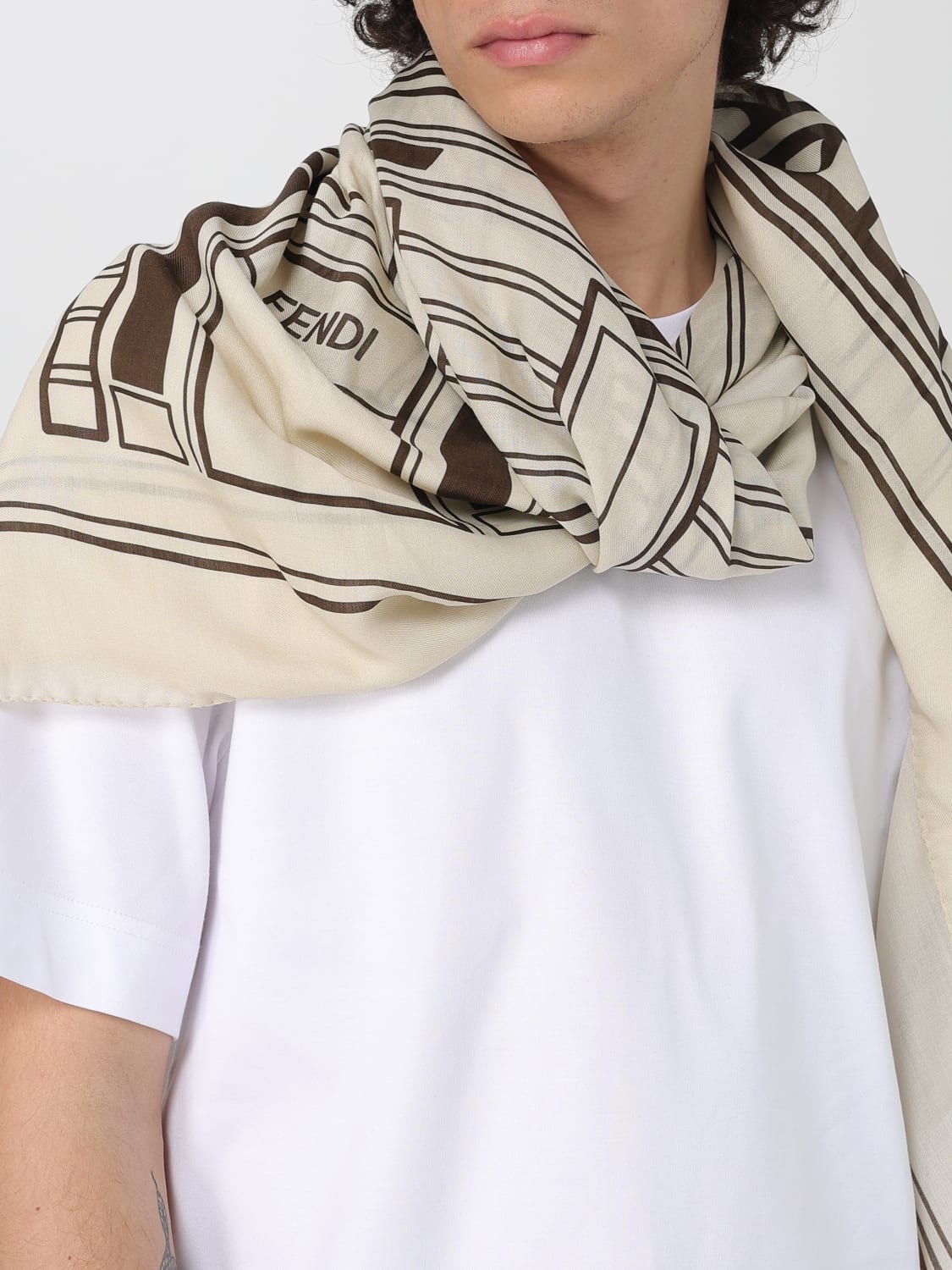 Scarf men Fendi - 4