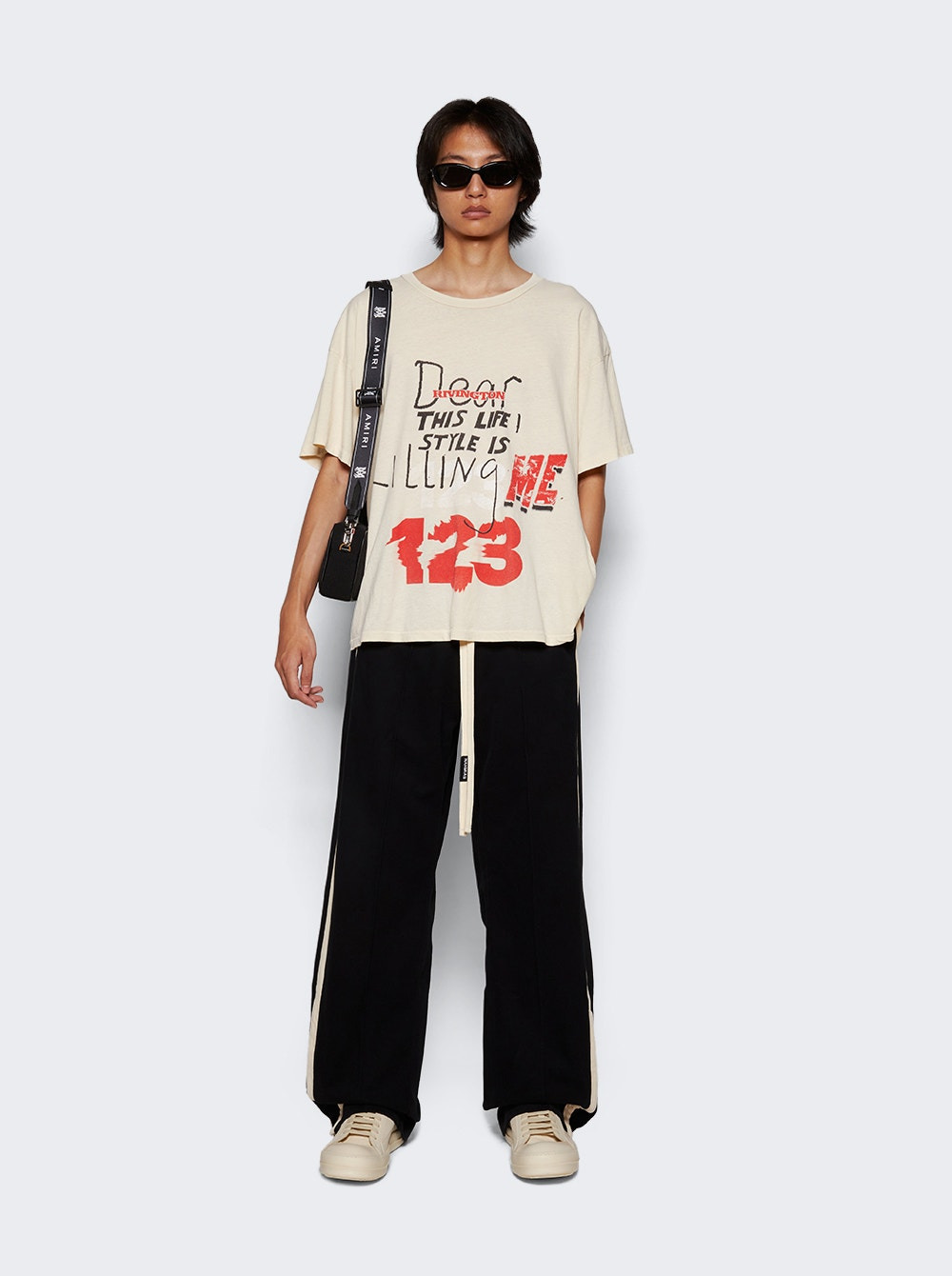 Heavy Cotton Track Pant Black - 2