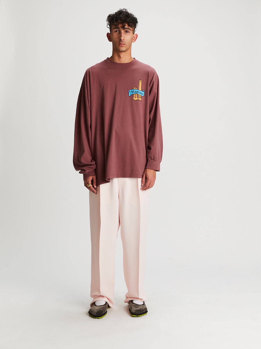 Due Torri Twisted Tee Thick Red - 2