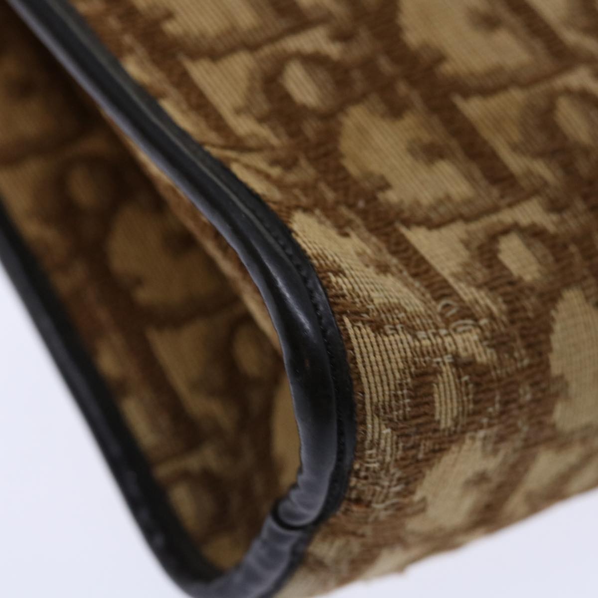DIOR Trotter Canvas Hand Bag Canvas Brown - 16