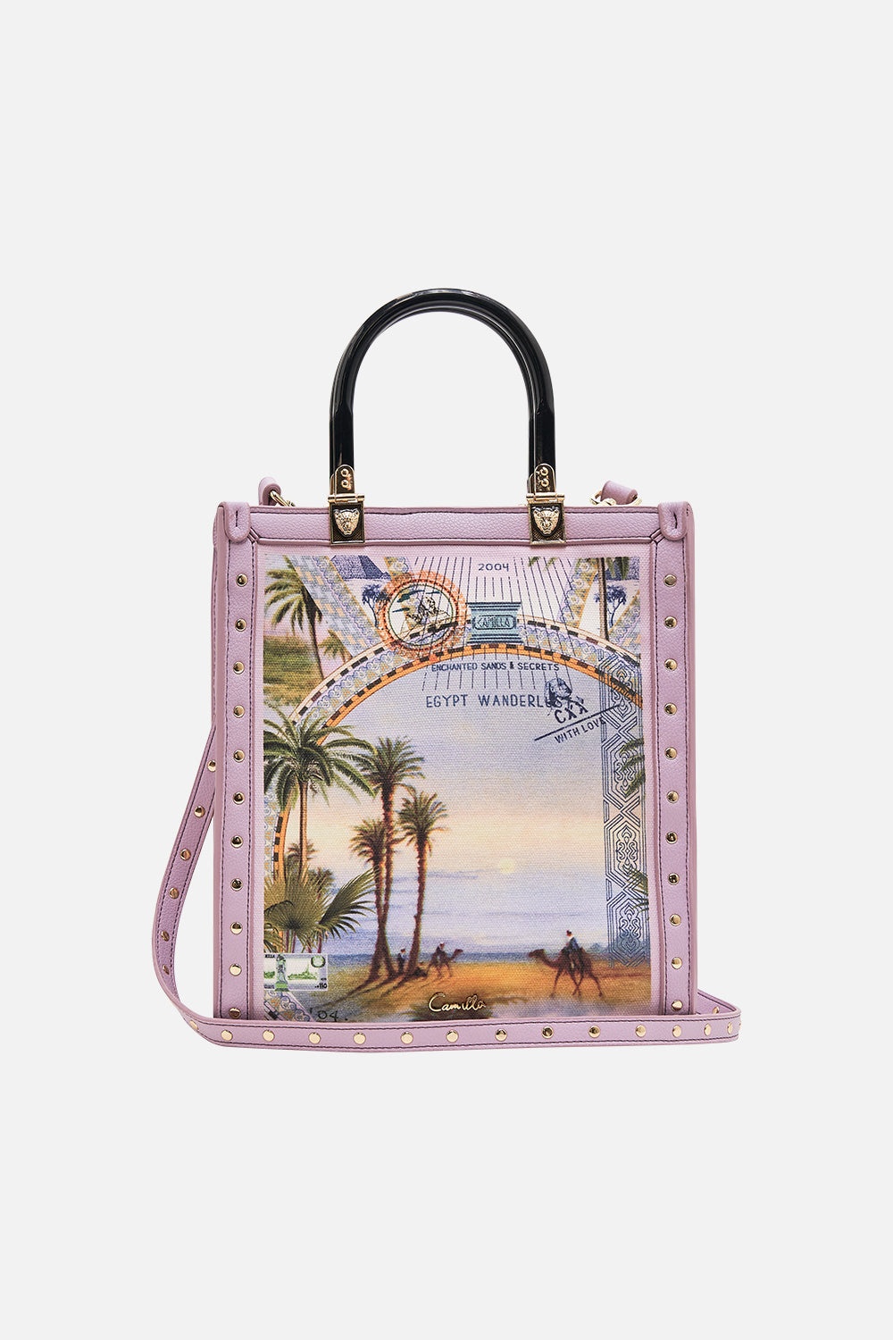 NORTH SOUTH TOTE WITH SMOOTH HANDLE - 5