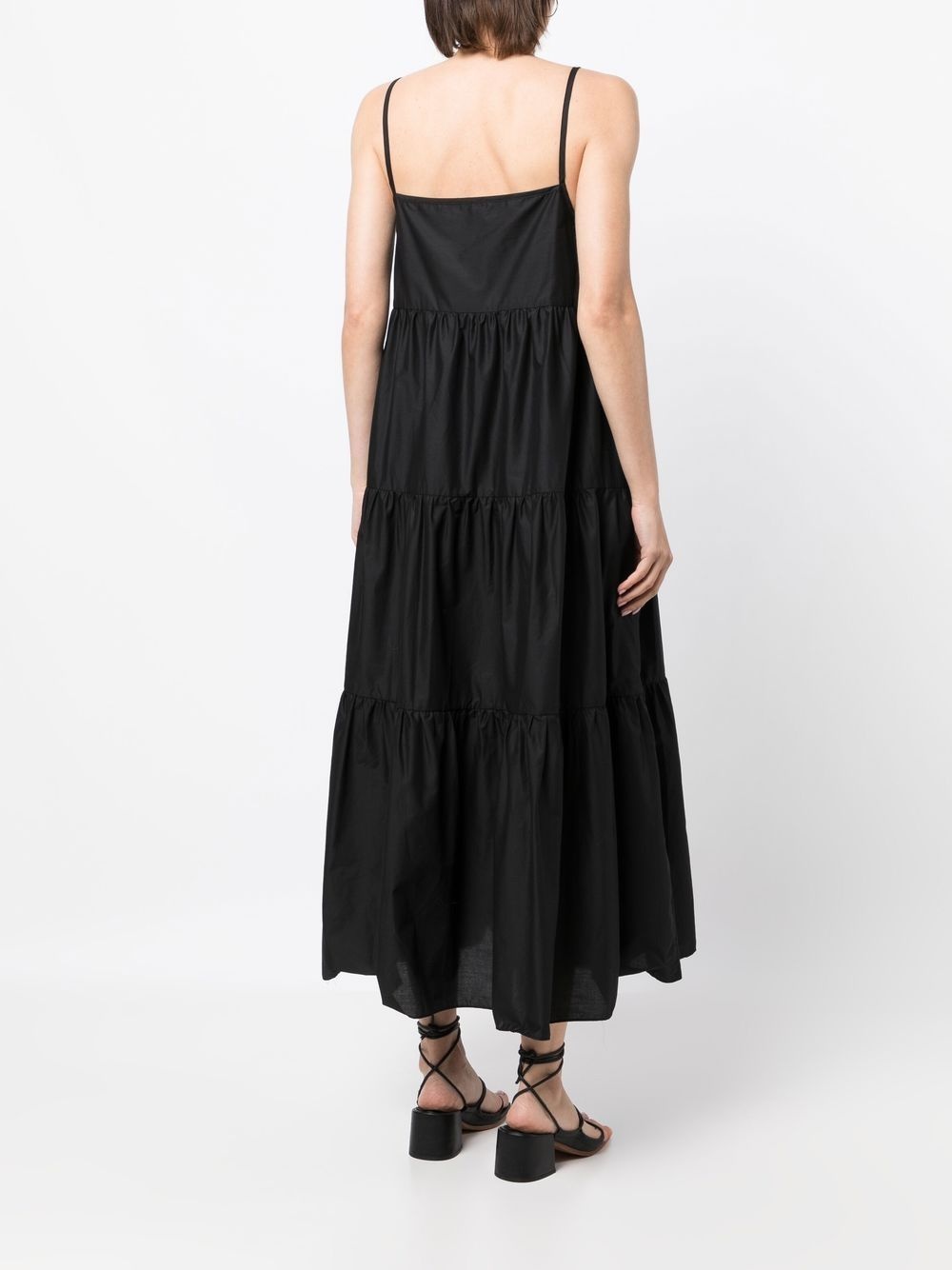 tiered-design midi dress - 4
