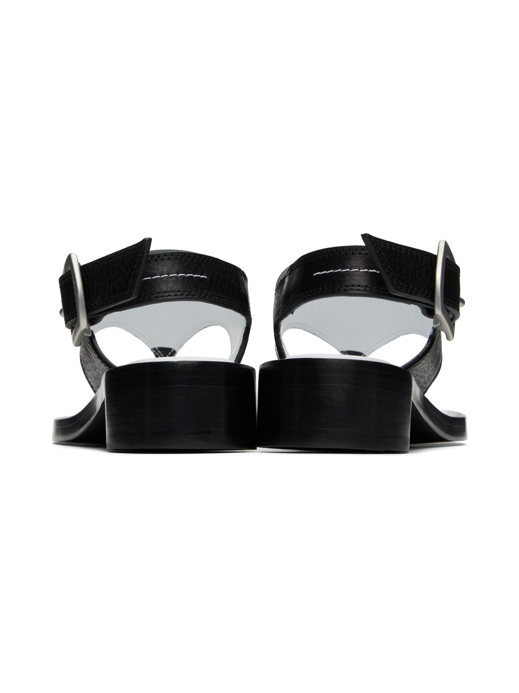 Black Anatomic Sandals - 2