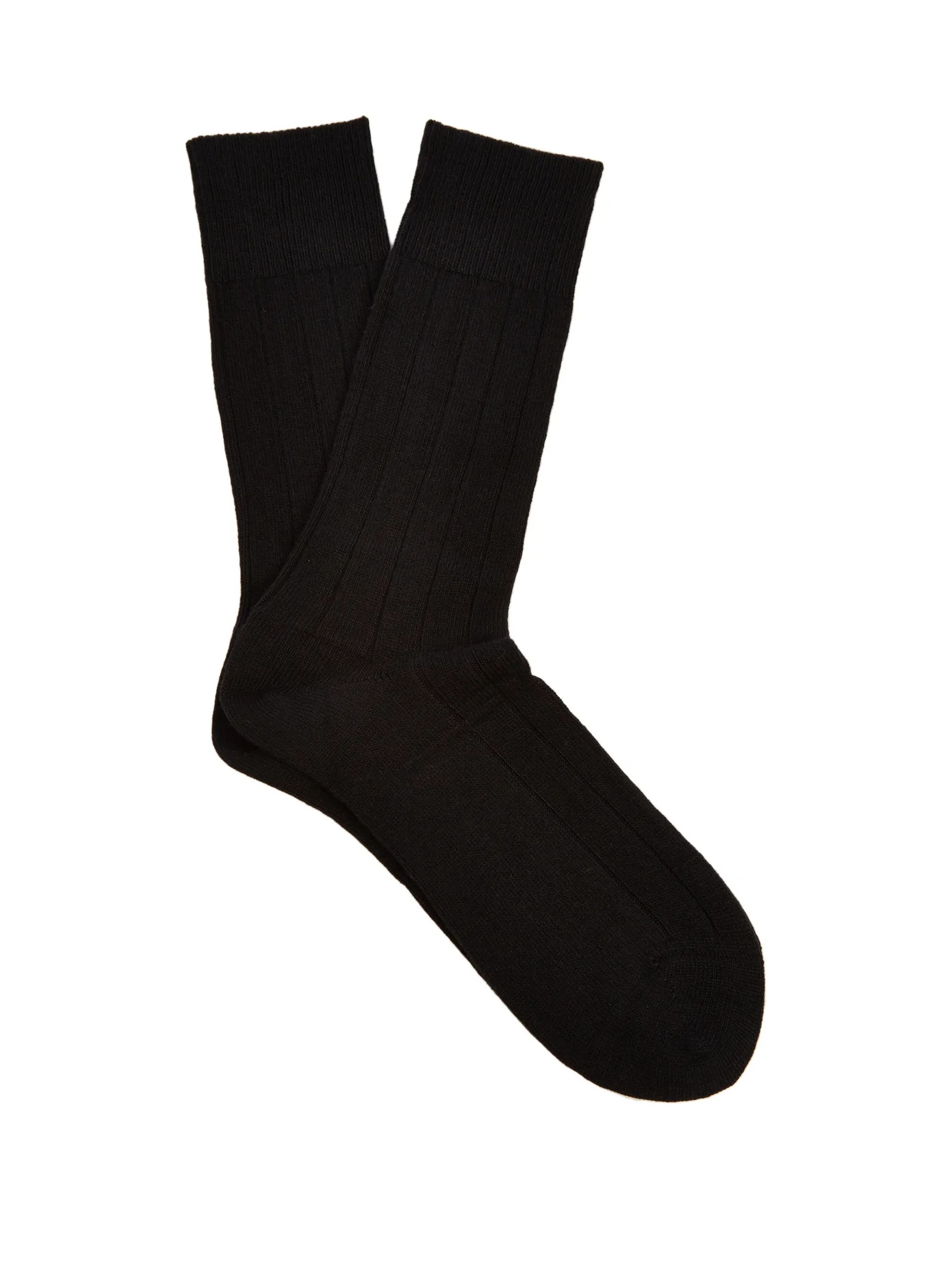 Lhasa wool and cashmere-blend socks - 1