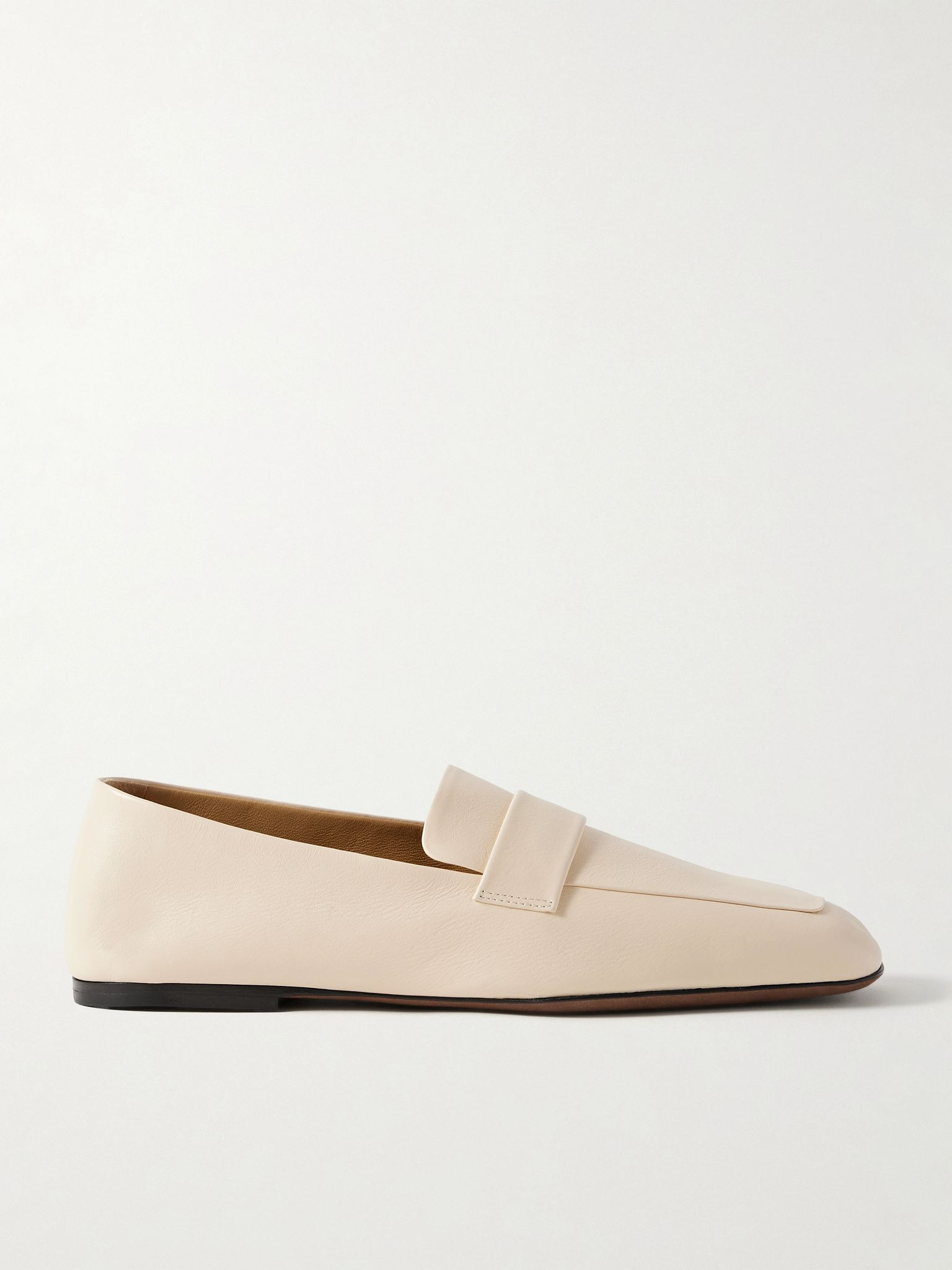 Leather loafers Cream - 1