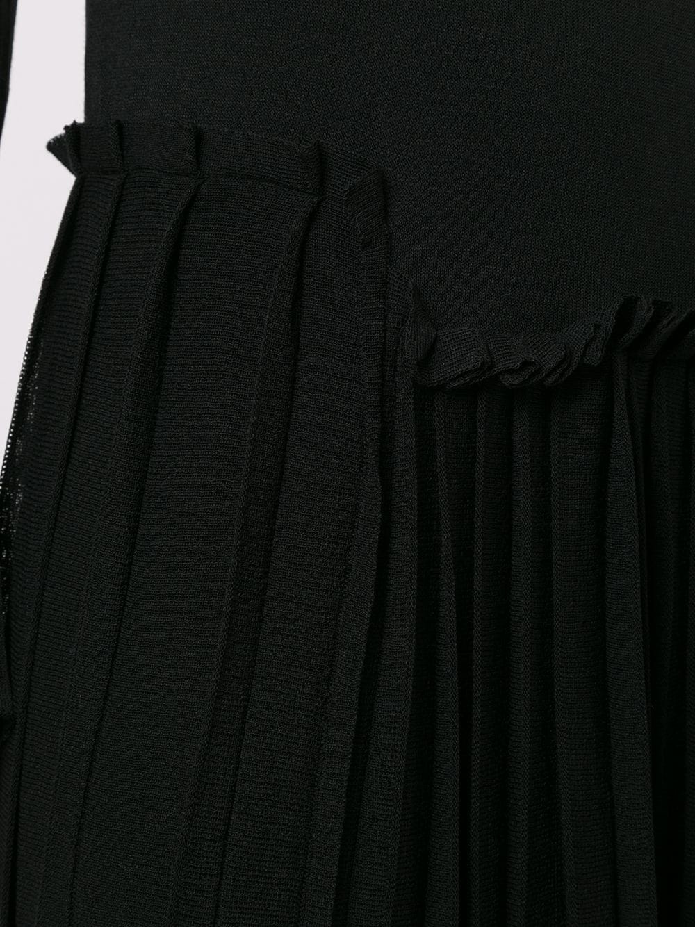 asymmetric pleated dress - 5