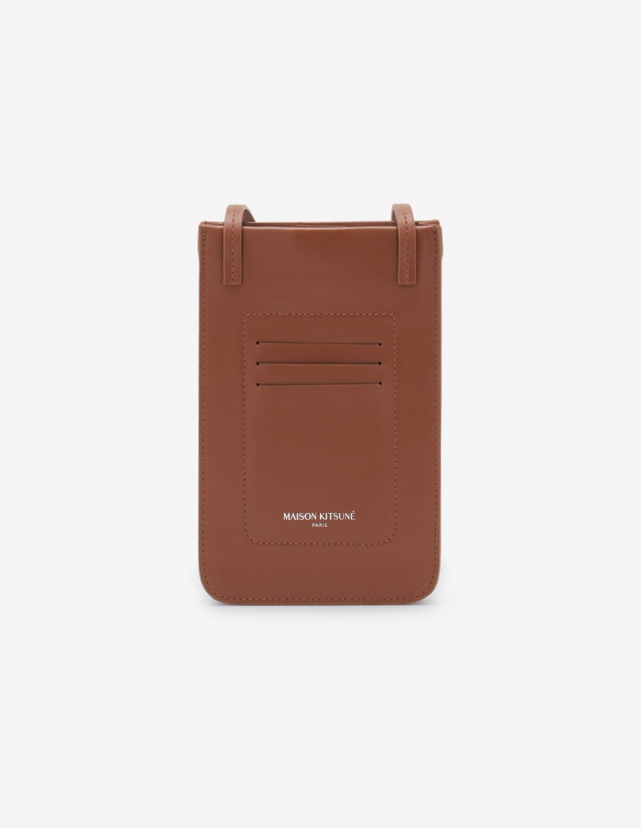 Maison Kitsuné FOX HEAD NECK POUCH | REVERSIBLE