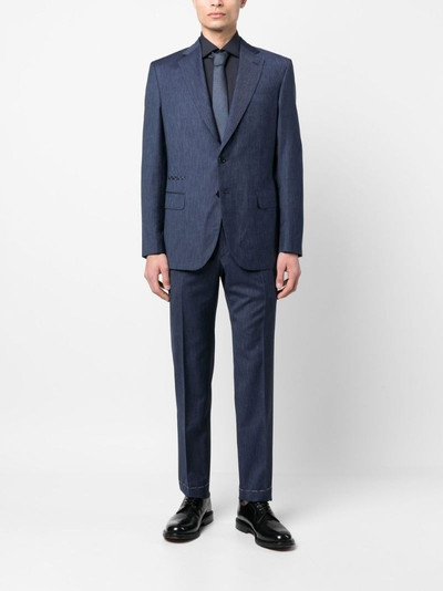 Brioni single-breasted two-piece suit outlook