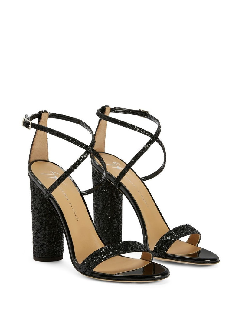 Giuseppe Zanotti Tara glitter sandals outlook