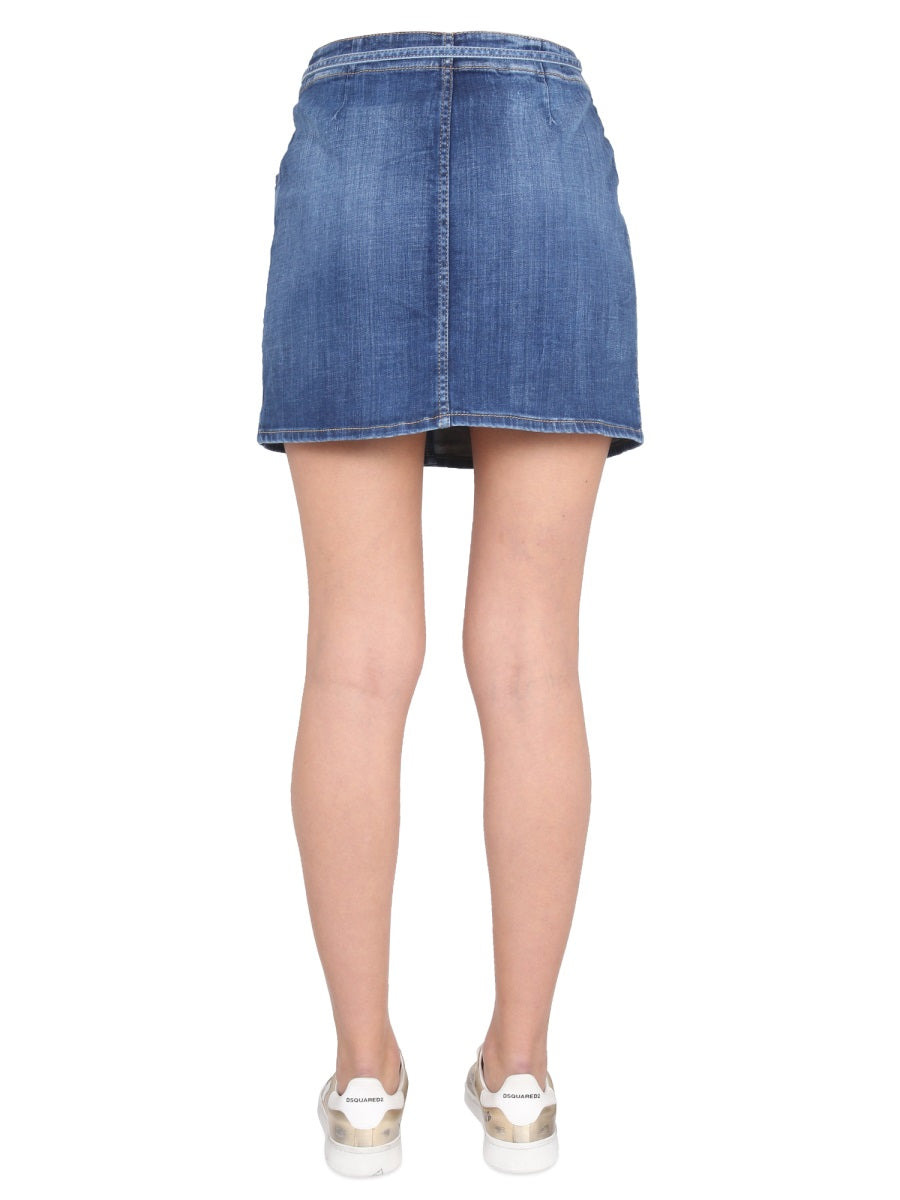 Dsquared Women Skirt With Pocket - 4