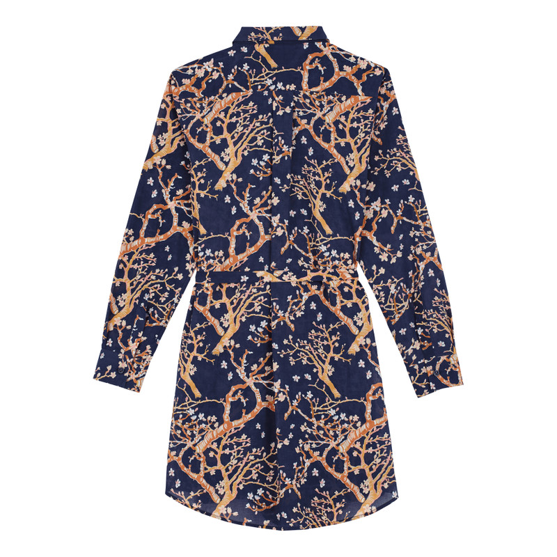 Women Cotton Voile Shirt Dress Sweet Blossom 2