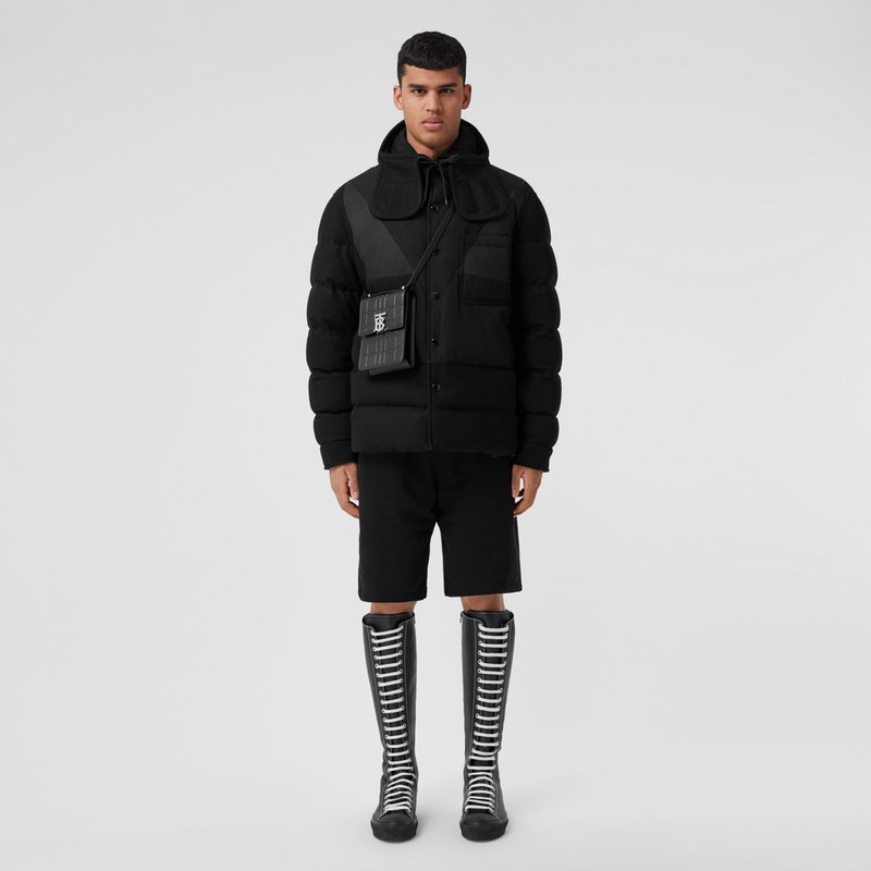 Embossed Check Leather Robin Bag 6