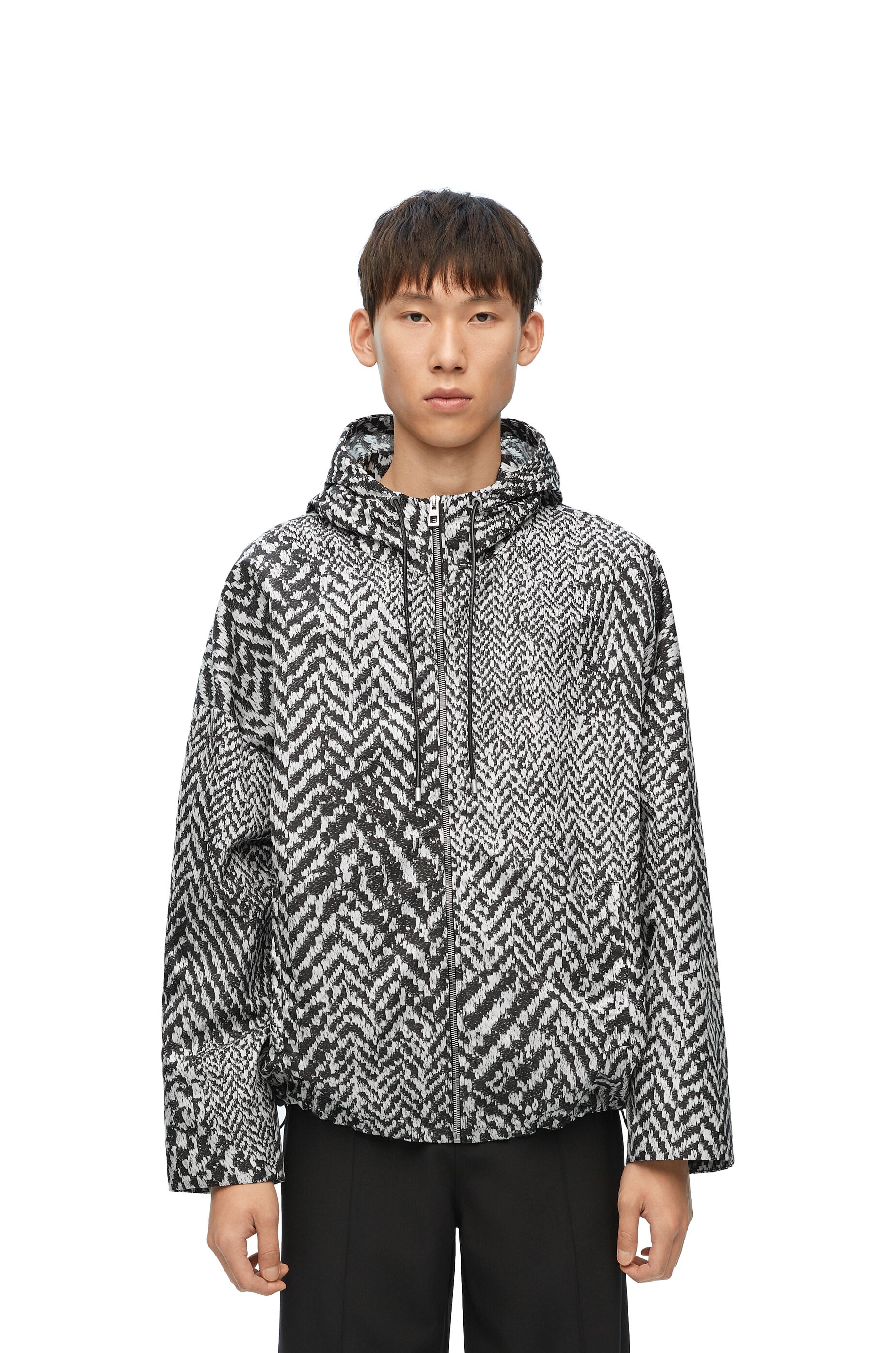 Hooded jacket in nylon - 3