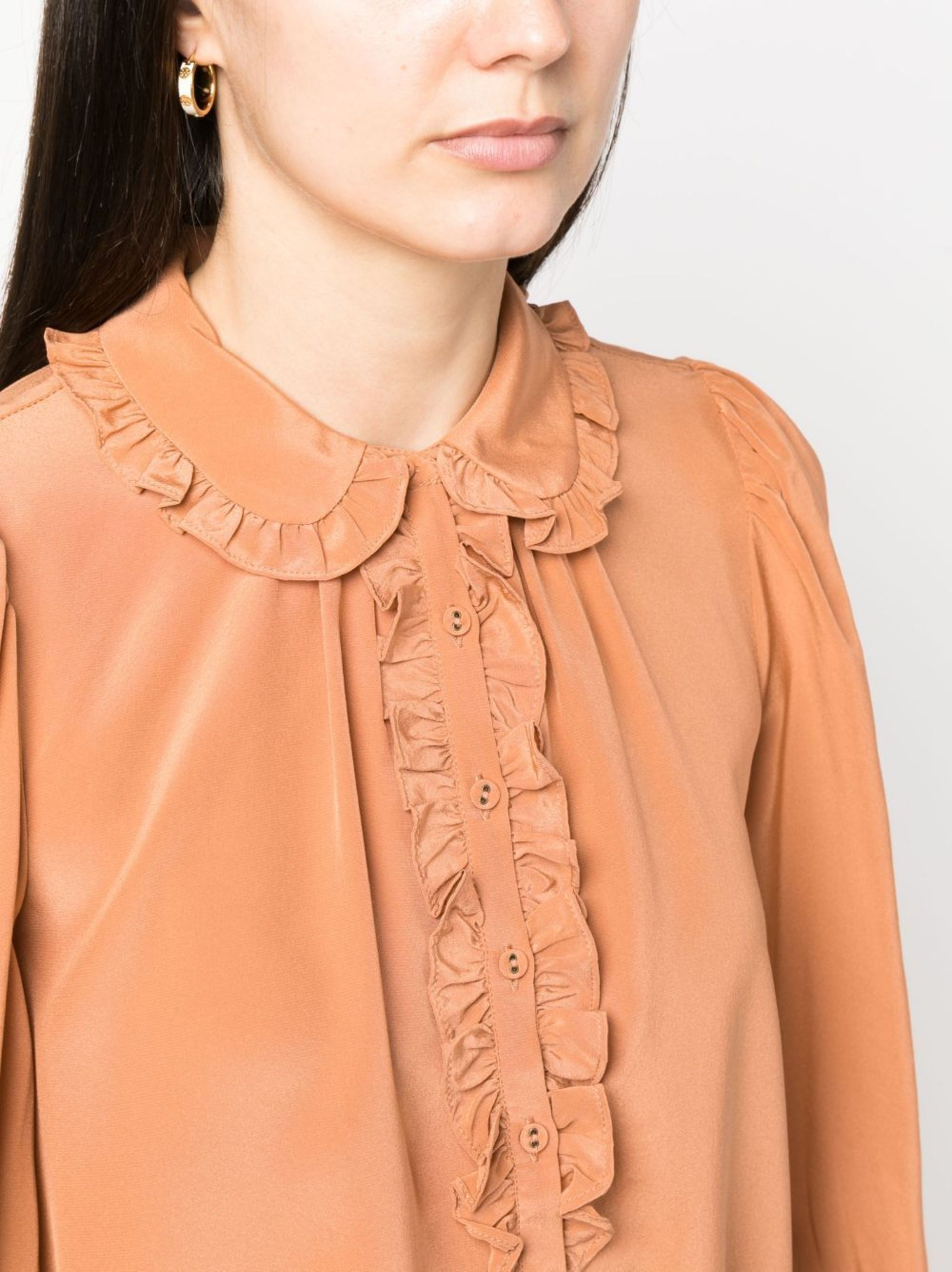 Philipa ruffled silk blouse - 5