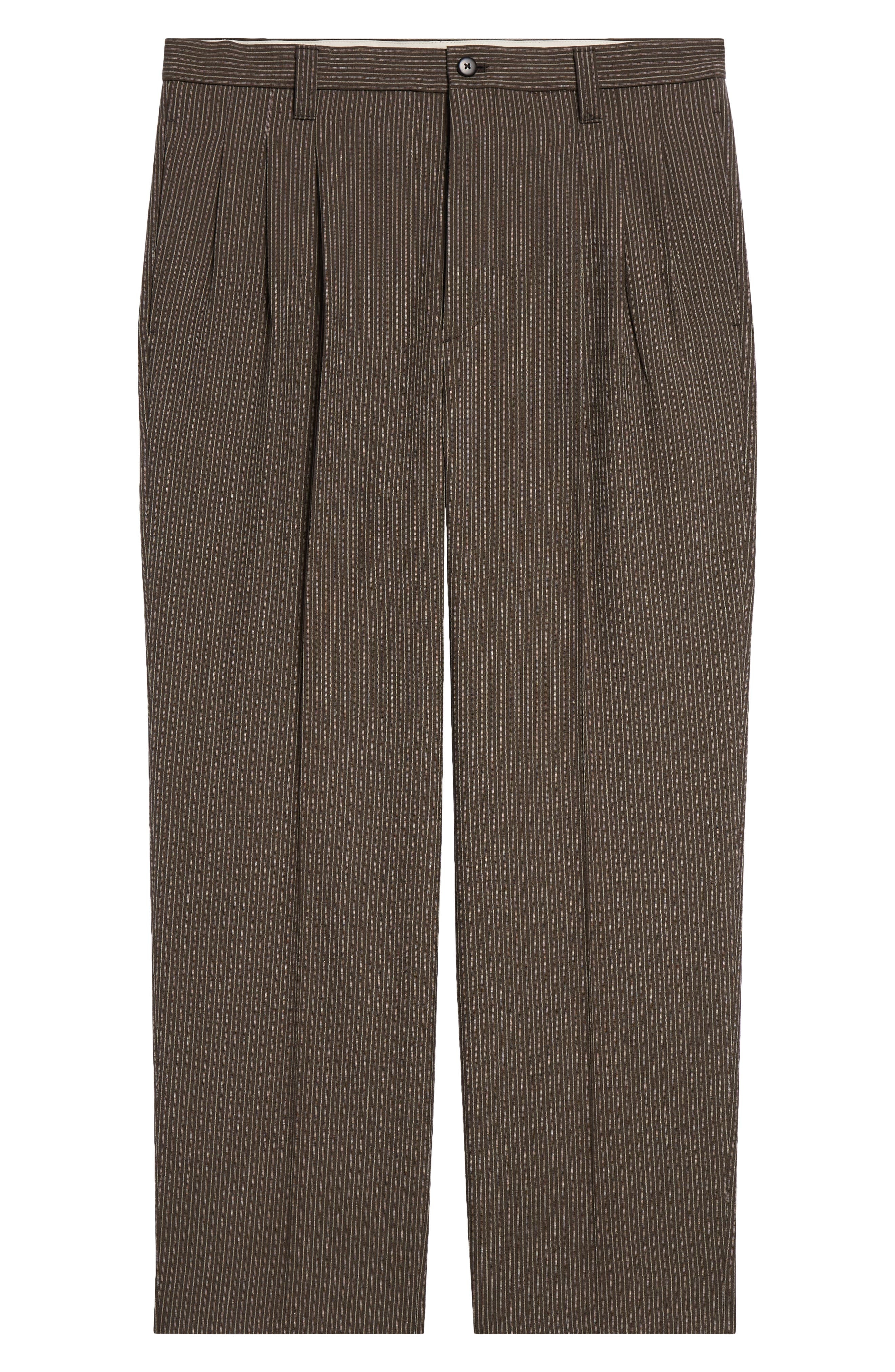 McCloud Stripe Wool Blend Pants - 6