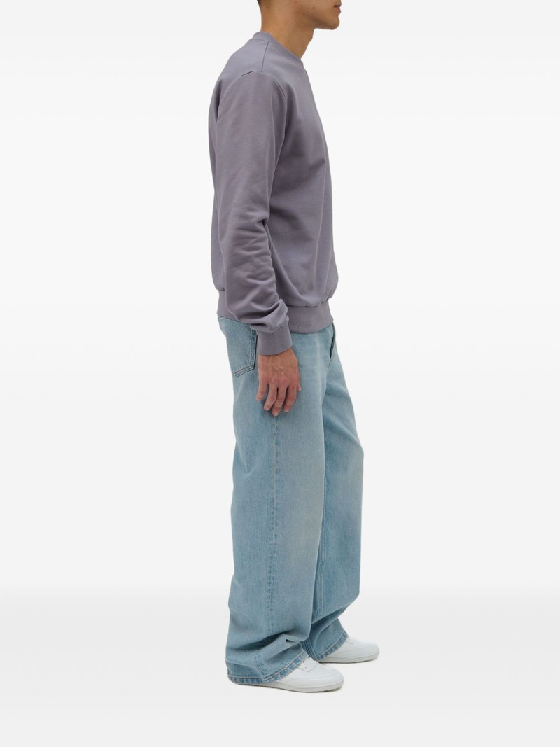 A.P.C. logo-detail crew-neck sweatshirt outlook