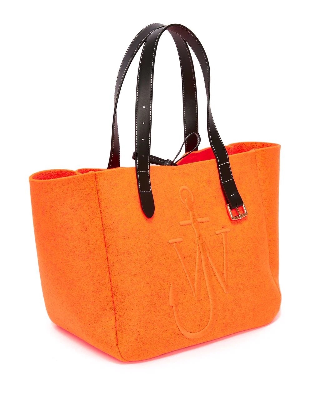 Belt embroidered-logo tote bag - 4