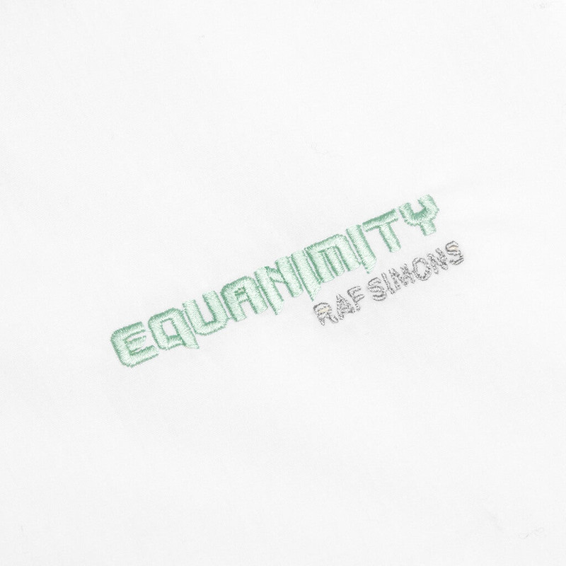 Big Fit Shirt With Embroidered Text In Back White 3