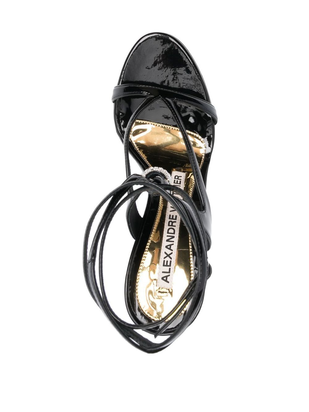 crystal-embellished 100mm sandals - 4