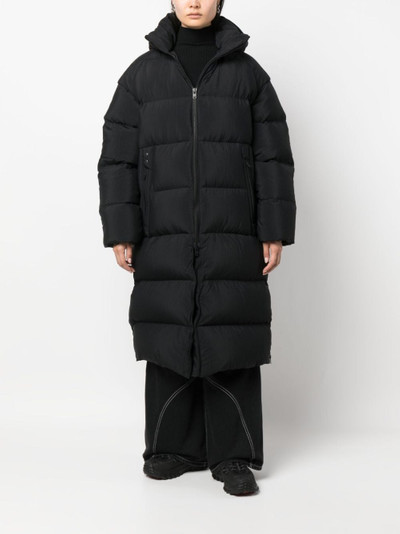 Y-3 hooded padded coat outlook