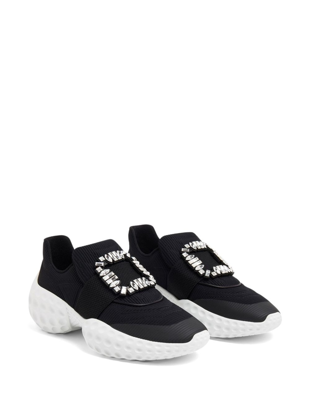 Viv Run embellished-buckle sneakers - 5