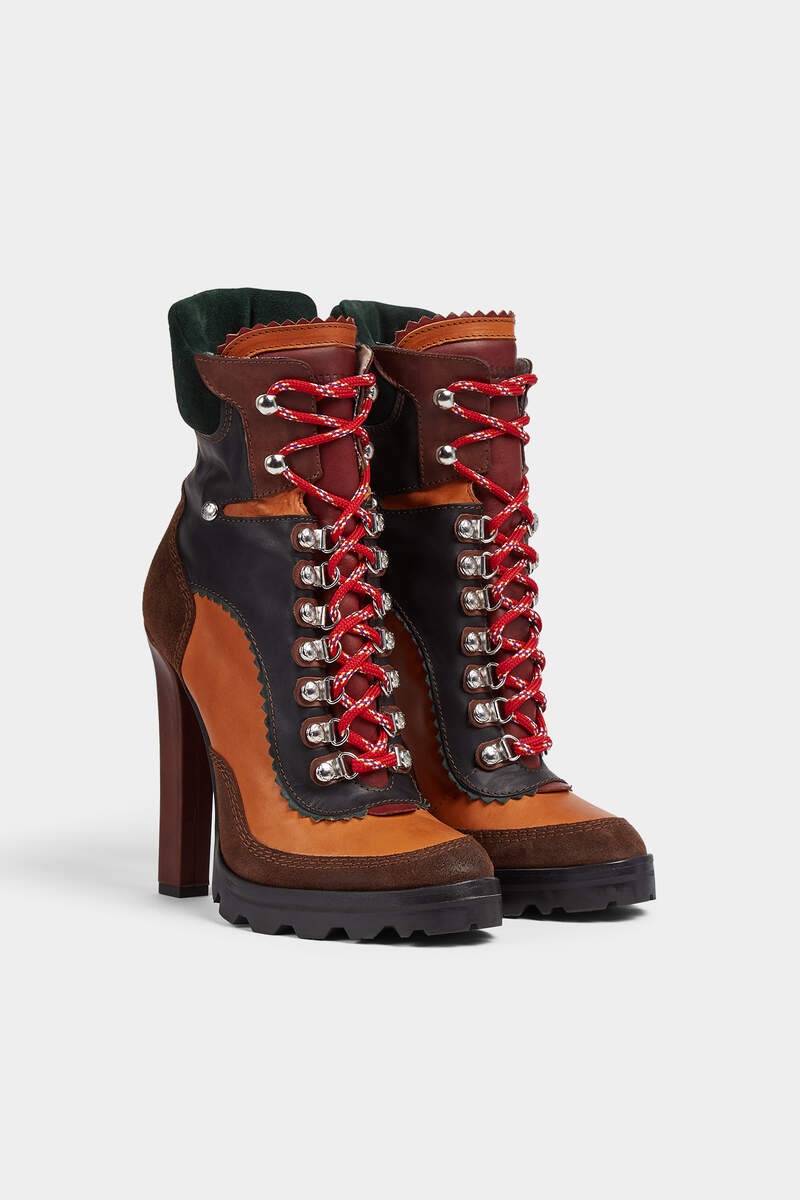 CANADIAN HIKING HEELED ANKLE BOOTS - 3