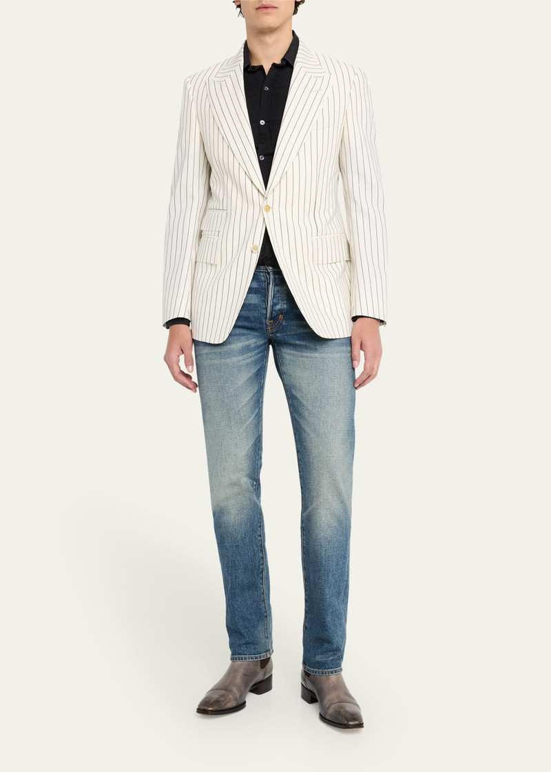 TOM FORD Men's Shelton Pinstripe Sport Coat outlook