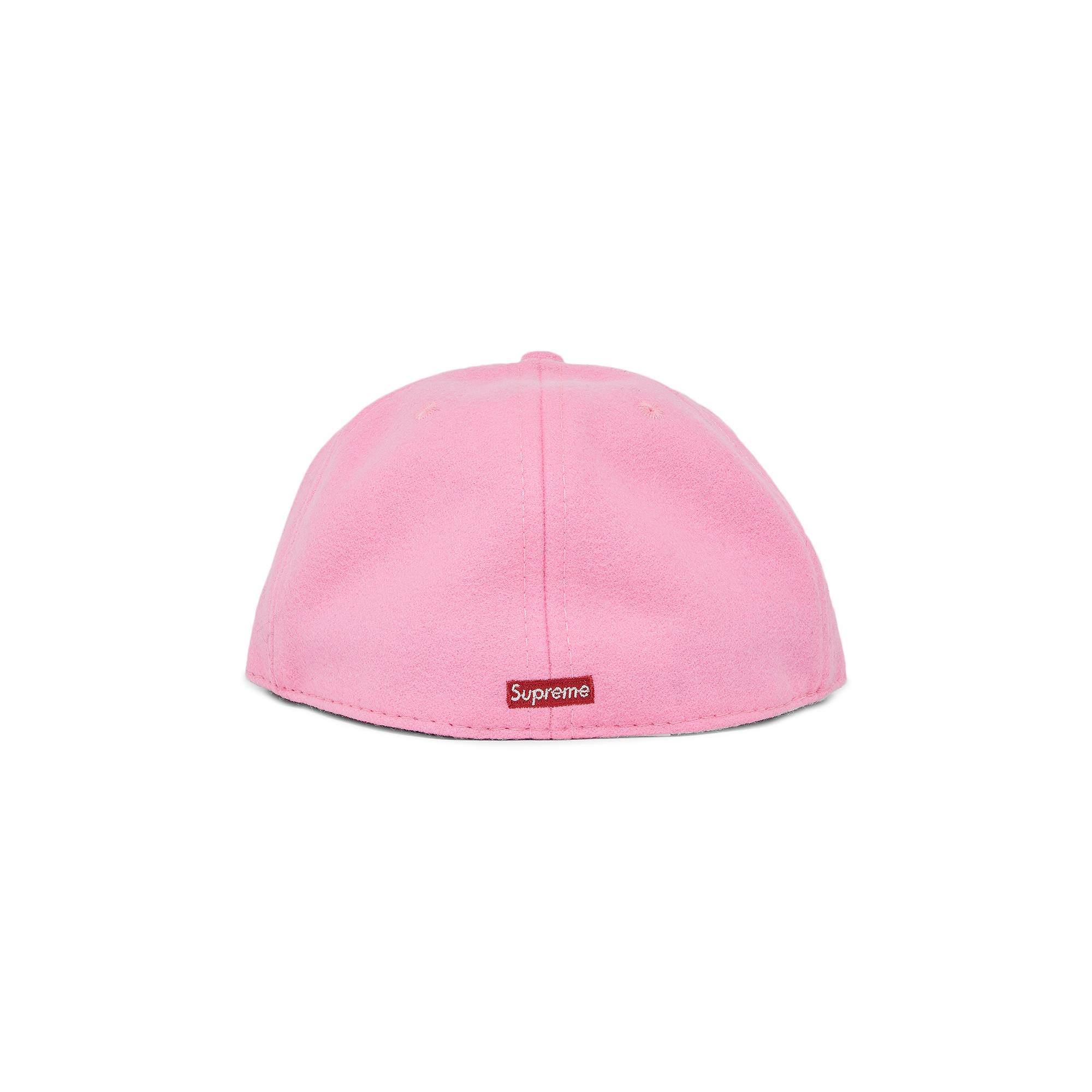 Supreme x Ebbets S Logo Fitted 6-Panel 'Bright Pink' - 4