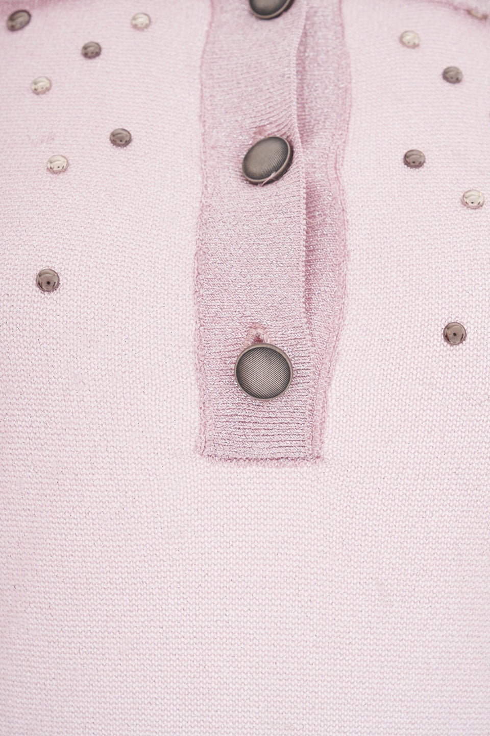 LUREX KNIT JUMPER WITH METAL HOTFIX - 3
