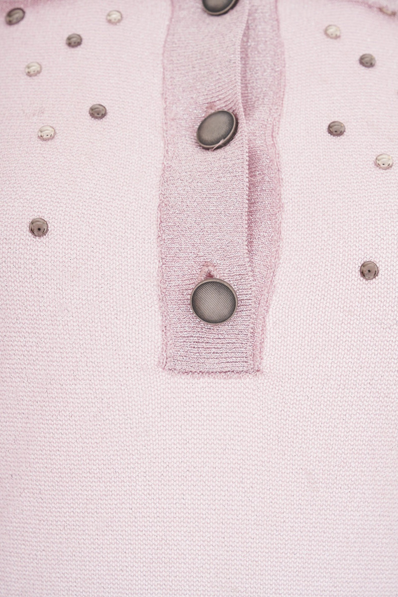 LUREX KNIT JUMPER WITH METAL HOTFIX 3