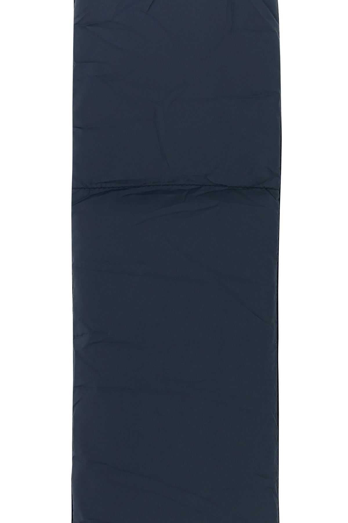 Navy blue nylon reversible scarf - 3