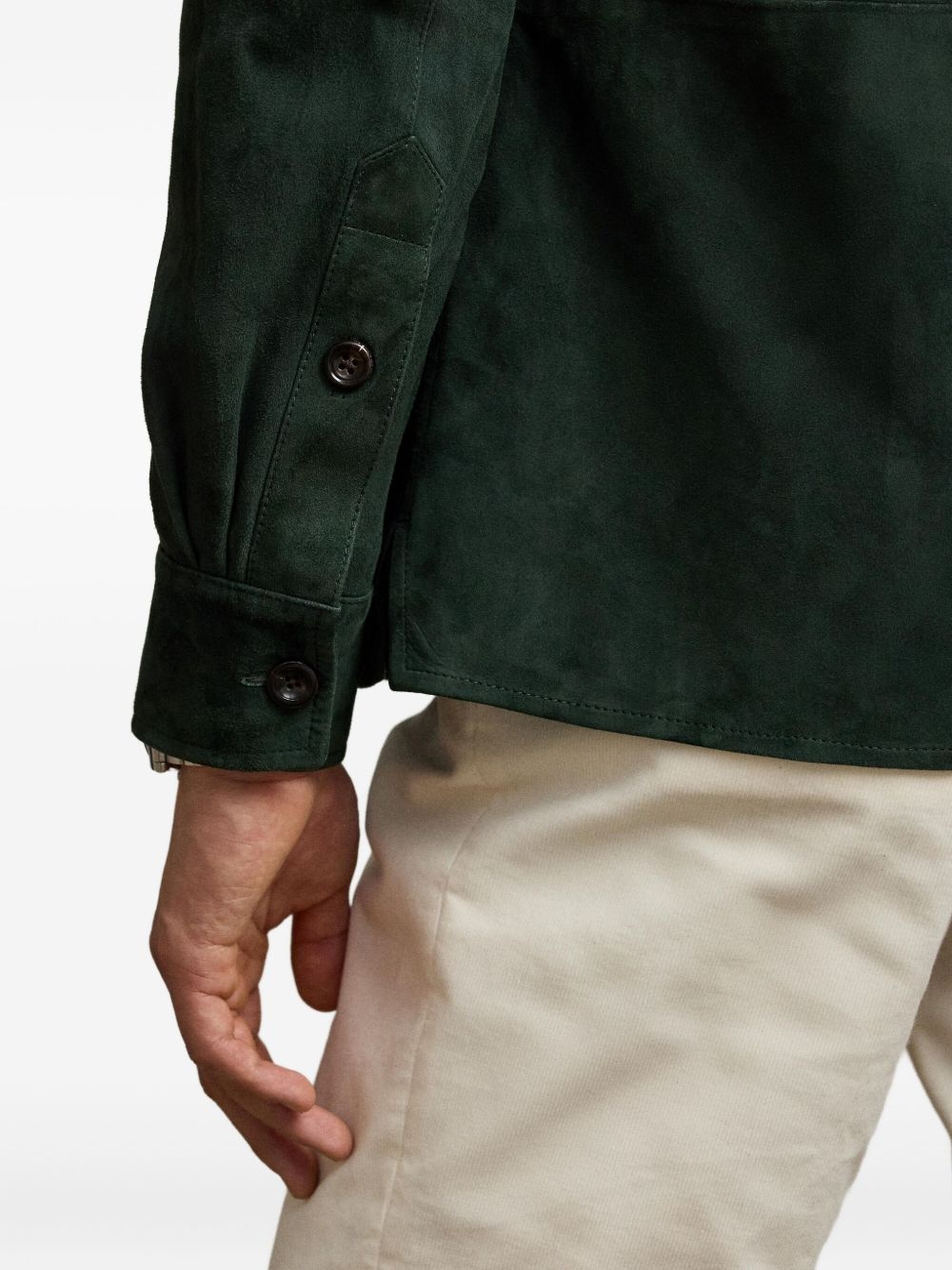 suede shirt jacket - 6