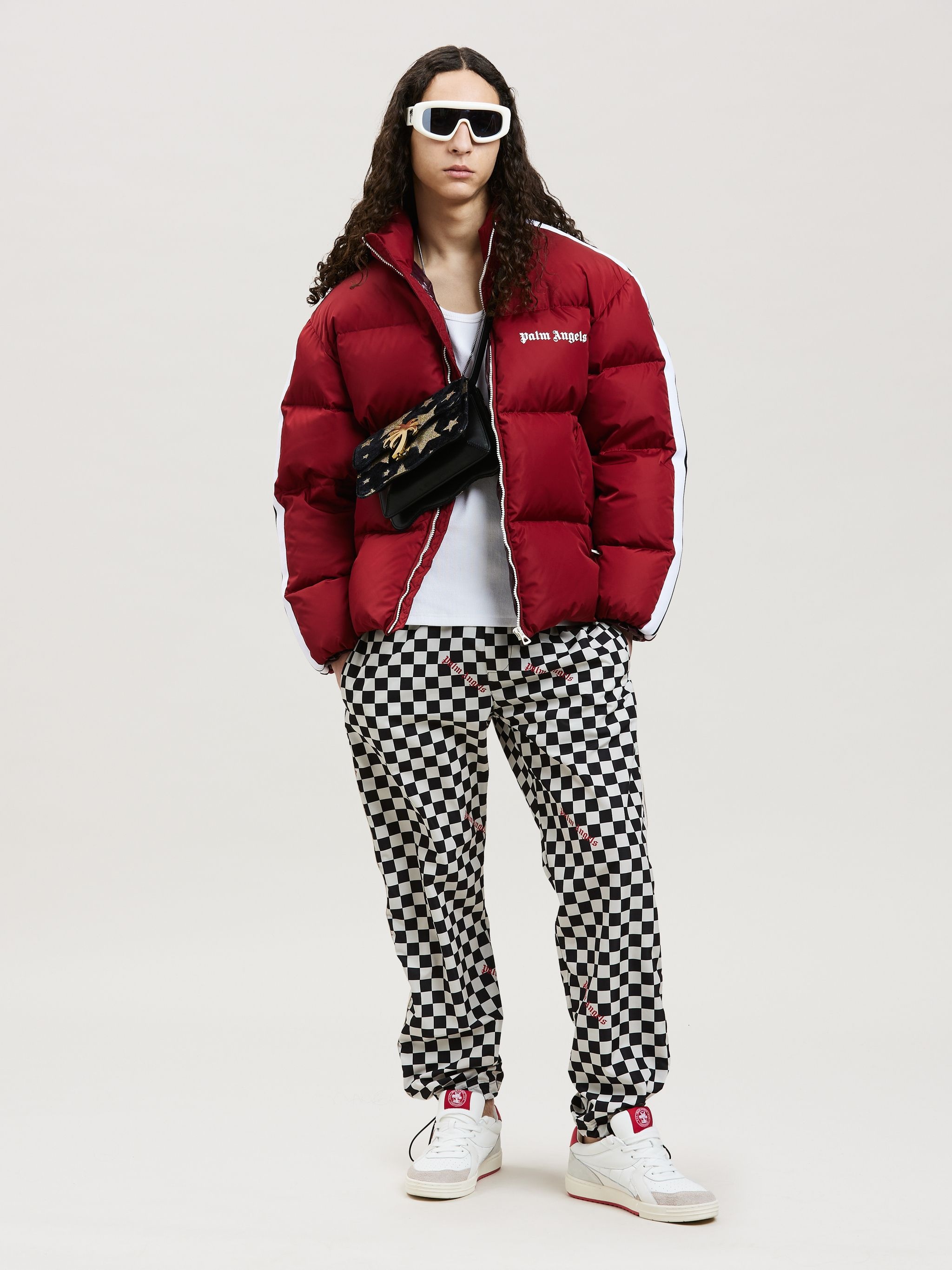 DAMIER PRINT AFTERSPORT PANTS - 2