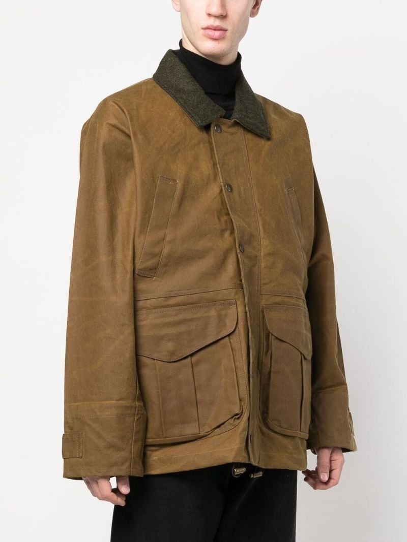 waxed cotton field jacket - 3