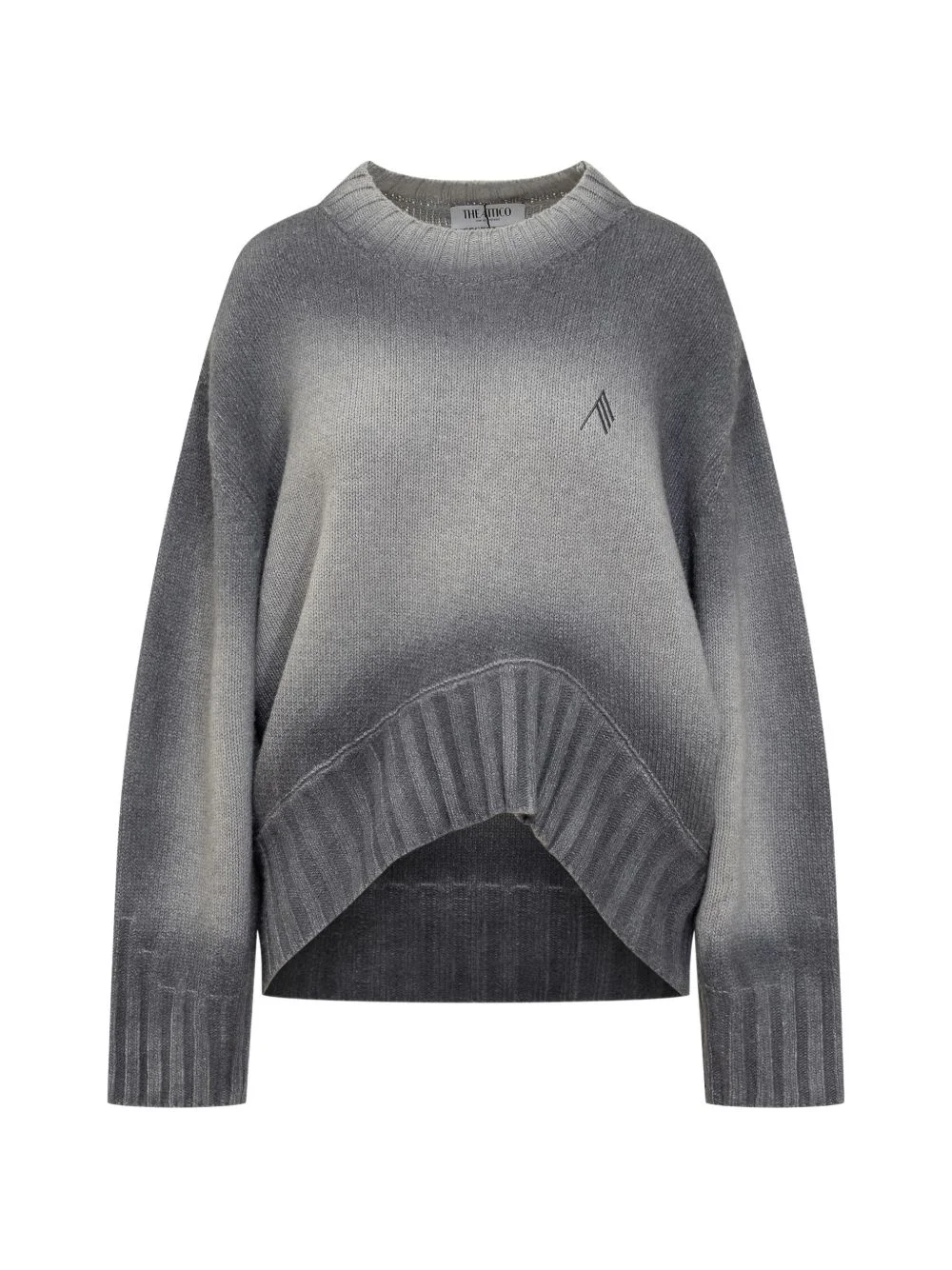 dip-dye knit sweater - 1